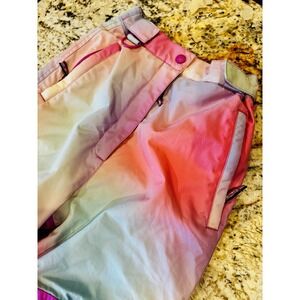 Girl's Amazon Essentials Pink Multicolor Snowpant‎ Size Small